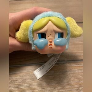 POP MART CRYBABY X Powerpuff Girls Series Blind Box Plushie Keychain (bubbles)